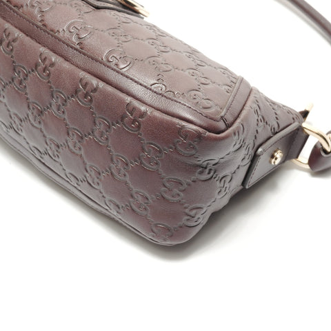 GUCCI GG canvas Abbey Shoulder Bag Brown WS29086