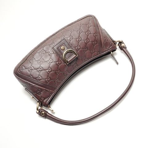 GUCCI GG canvas Abbey Shoulder Bag Brown WS29086