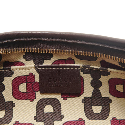 GUCCI GG canvas Abbey Shoulder Bag Brown WS29086