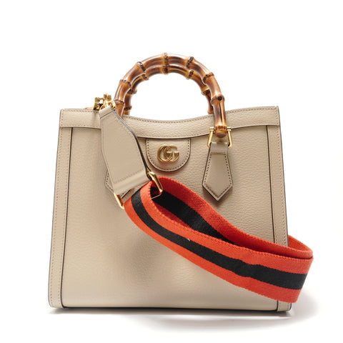 GUCCI Bamboo 2WAY Diana Handbag beige WS29087