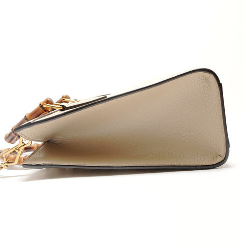 GUCCI Bamboo 2WAY Diana Handbag beige WS29087