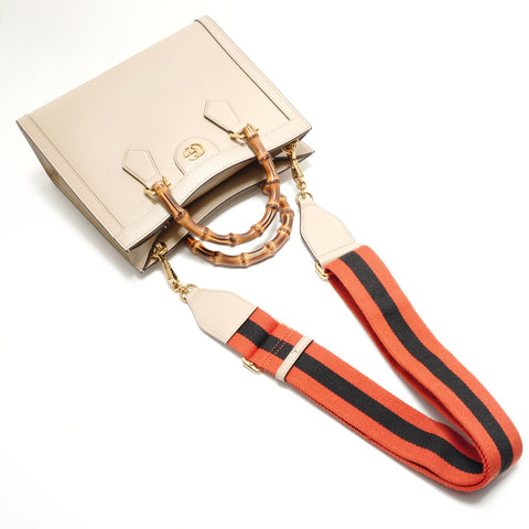 GUCCI Bamboo 2WAY Diana Handbag beige WS29087