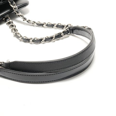 CHANEL Item #22: Cocoboy Patent Leather Shoulder Bag black WS29089
