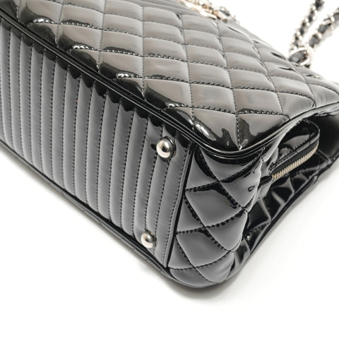 CHANEL Item #22: Cocoboy Patent Leather Shoulder Bag black WS29089