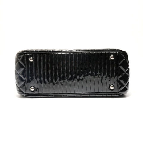 CHANEL Item #22: Cocoboy Patent Leather Shoulder Bag black WS29089