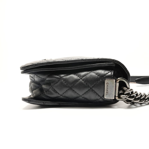 CHANEL Item No. 18: Boy Chanel Chain Shoulder Shoulder Bag black WS29090