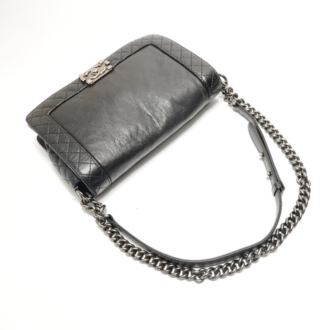 CHANEL Item No. 18: Boy Chanel Chain Shoulder Shoulder Bag black WS29090