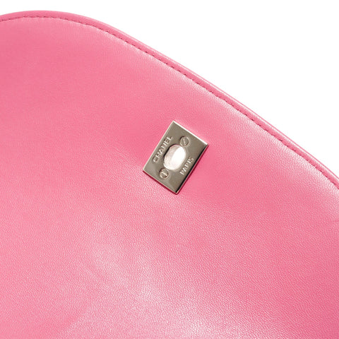 CHANEL 26 series Lambskin V-stitch Chain Shoulder Shoulder Bag pink WS29091