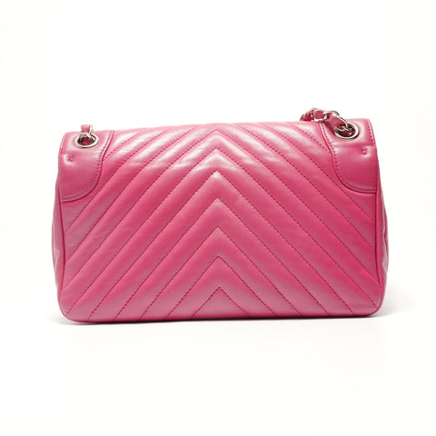 CHANEL 26 series Lambskin V-stitch Chain Shoulder Shoulder Bag pink WS29091