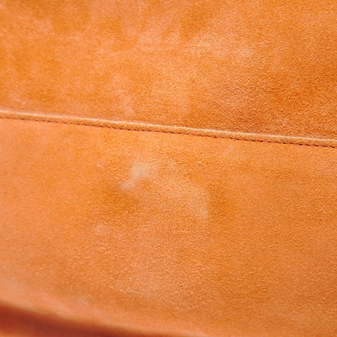 LOEWE Stud Anagram Shoulder Bag Orange WS29092