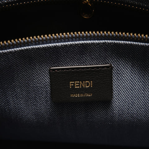 FENDI Denim Effect FF Jacquard Tote Bag gray WS29093