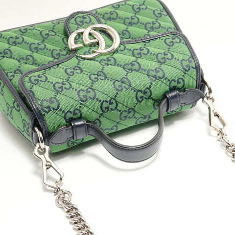 GUCCI GG Marmont 2WAY Shoulder Shoulder Bag green WS29096