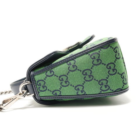 GUCCI GG Marmont 2WAY Shoulder Shoulder Bag green WS29096