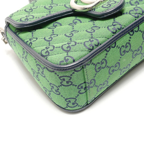 GUCCI GG Marmont 2WAY Shoulder Shoulder Bag green WS29096