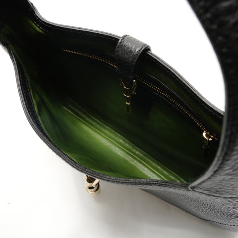 GUCCI Jacky one belt Shoulder Bag black WS29097
