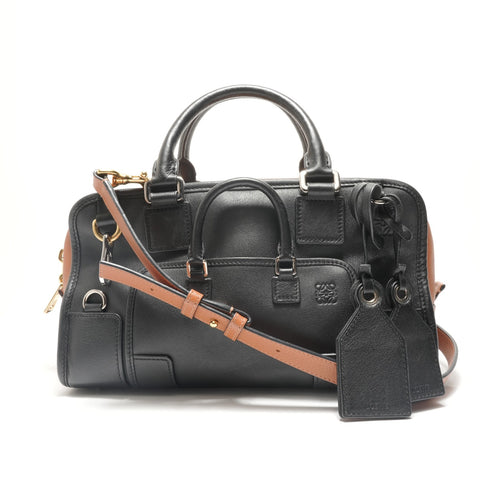 LOEWE Amazona 28 Multiplication 2-way Shoulder Bag black WS29098