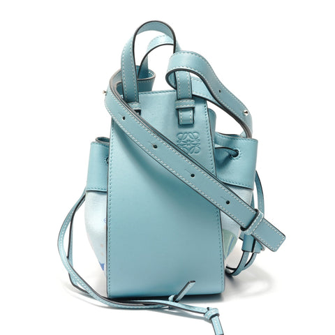 LOEWE Hammock Paula's Ibiza Collection Shoulder Bag blue WS29099