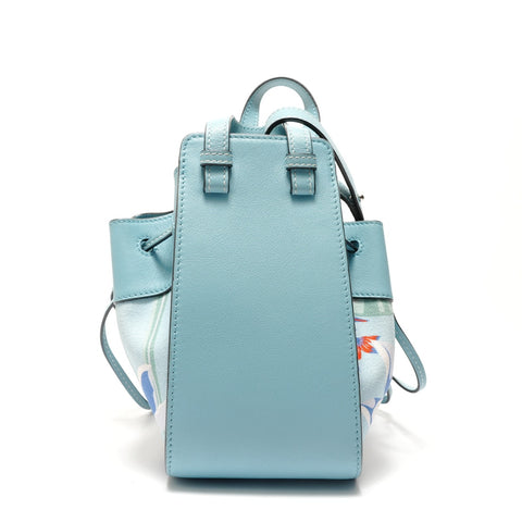 LOEWE Hammock Paula's Ibiza Collection Shoulder Bag blue WS29099