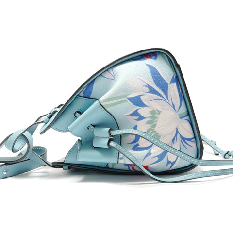 LOEWE Hammock Paula's Ibiza Collection Shoulder Bag blue WS29099