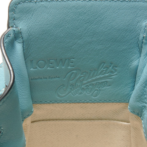 LOEWE Hammock Paula's Ibiza Collection Shoulder Bag blue WS29099