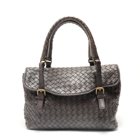 BOTTEGAVENETA INTRECCIATO Handbag Brown WS29101