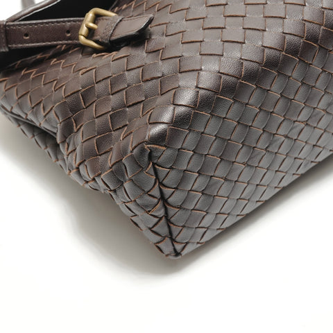 BOTTEGAVENETA INTRECCIATO Handbag Brown WS29101