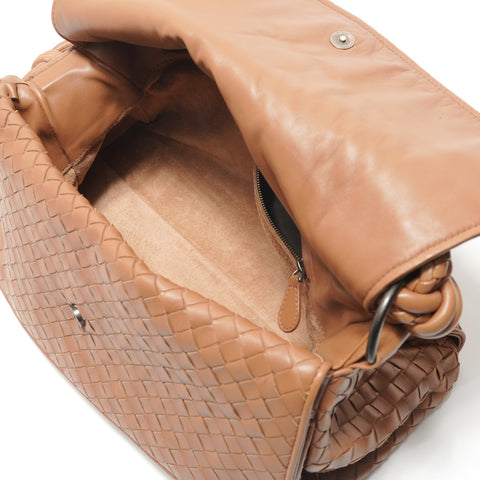 BOTTEGAVENETA INTRECCIATO Shoulder Bag Brown WS29102