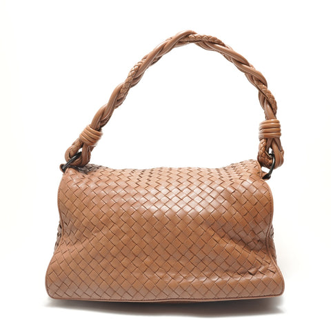 BOTTEGAVENETA INTRECCIATO Shoulder Bag Brown WS29102