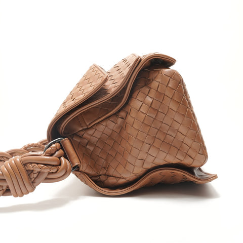 BOTTEGAVENETA INTRECCIATO Shoulder Bag Brown WS29102