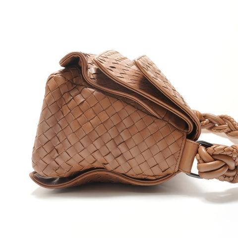 BOTTEGAVENETA INTRECCIATO Shoulder Bag Brown WS29102