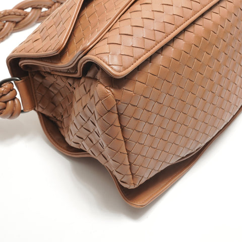 BOTTEGAVENETA INTRECCIATO Shoulder Bag Brown WS29102
