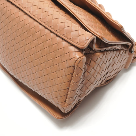 BOTTEGAVENETA INTRECCIATO Shoulder Bag Brown WS29102