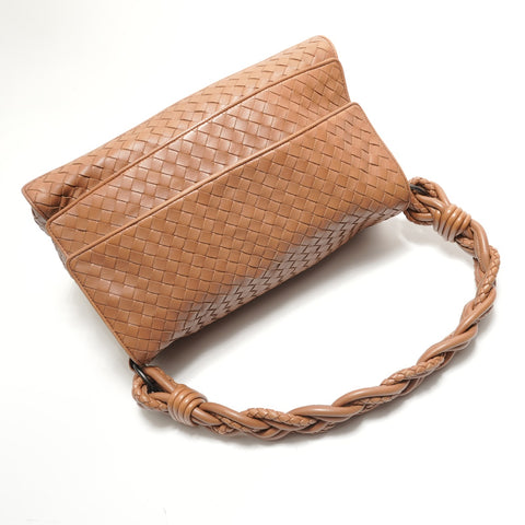 BOTTEGAVENETA INTRECCIATO Shoulder Bag Brown WS29102