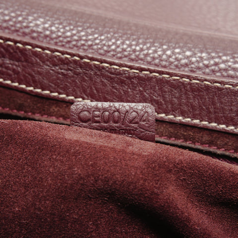 CELINE Large Choquette Handbag Red WS29103
