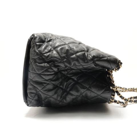 CHANEL COCO Mark Chain Tote Shoulder Bag black WS29108