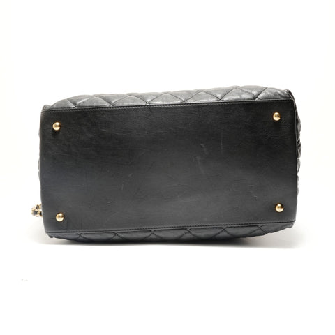 CHANEL COCO Mark Chain Tote Shoulder Bag black WS29108
