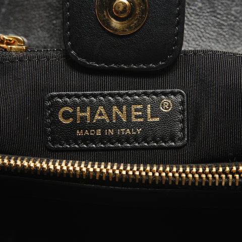 CHANEL COCO Mark Chain Tote Shoulder Bag black WS29108