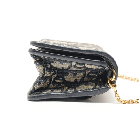 Christian Dior Montaigne Nano Trotter Shoulder Bag Navy WS29109