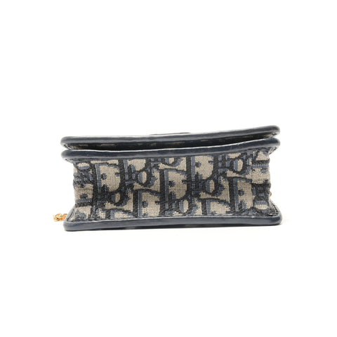 Christian Dior Montaigne Nano Trotter Shoulder Bag Navy WS29109