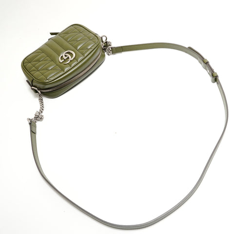 GUCCI GG Marmont Shoulder Bag green WS29110