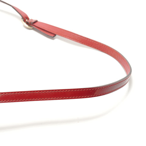 GUCCI Nice Wallet Microguccissima Shoulder Bag Red WS29111