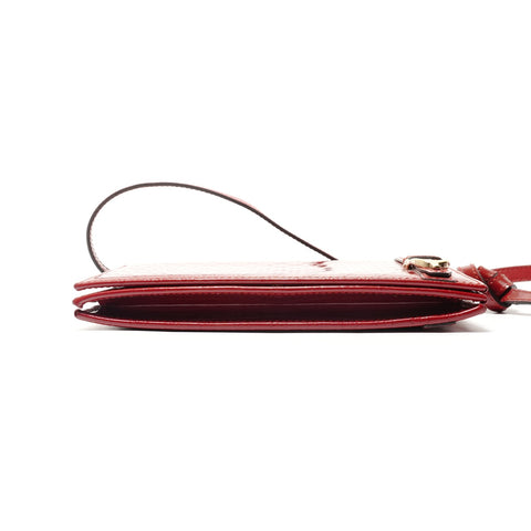 GUCCI Nice Wallet Microguccissima Shoulder Bag Red WS29111