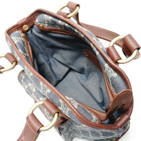 CELINE Paris Macadam Handbag blue WS29113
