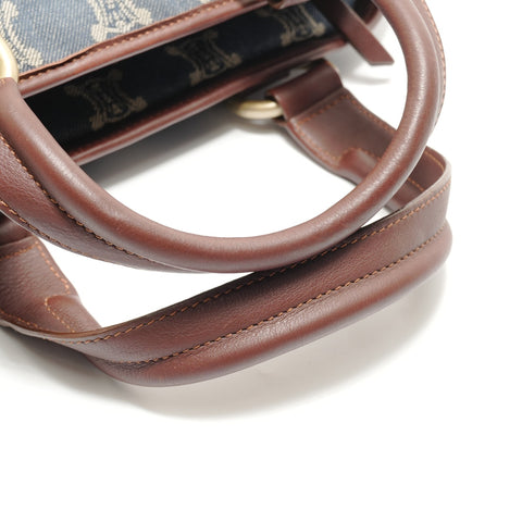 CELINE Paris Macadam Handbag blue WS29113