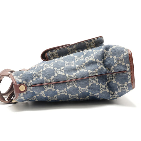 CELINE Paris Macadam Handbag blue WS29113