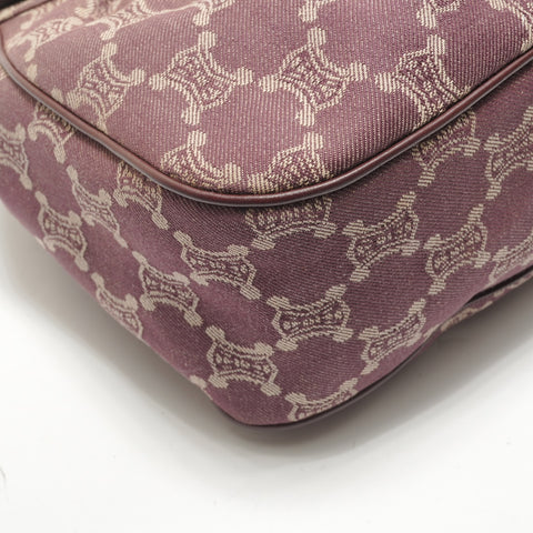 CELINE Macadam Large Shoe Shoulder Bag Red WS29114