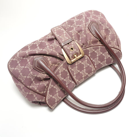 CELINE Macadam Large Shoe Shoulder Bag Red WS29114