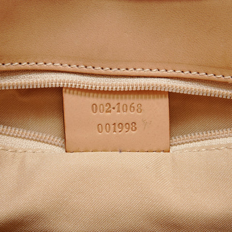 GUCCI Jumbo GG Canvas Jackie Shoulder Bag yellow WS29119