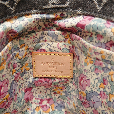 LOUIS VUITTON 2007 Patchwork Posty Monogram Denim Shoulder Bag gray WS29124