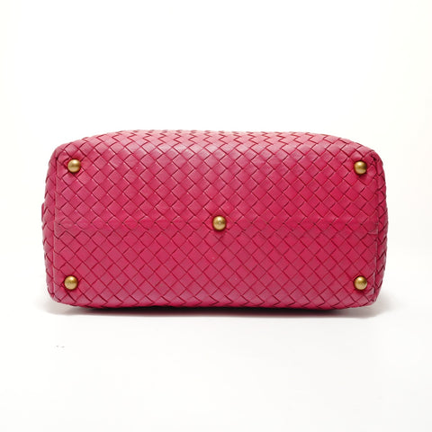 BOTTEGAVENETA Montaigne INTRECCIATO Shoulder Bag pink WS29126